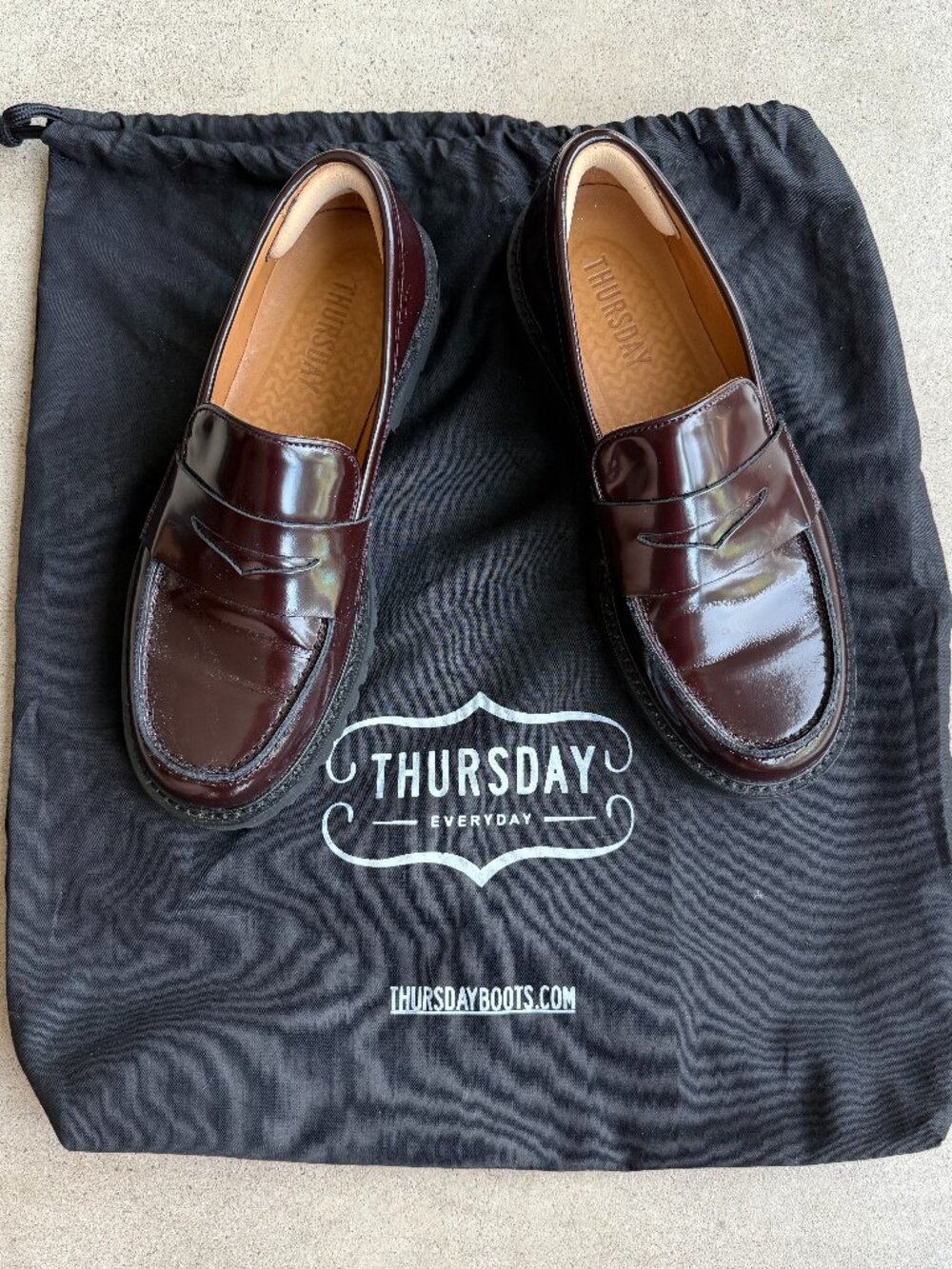 Thursday Boot Co. Women's Penny Lug Sole Loafers - size 7